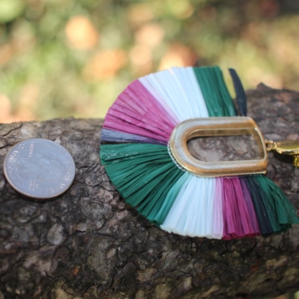 Anthropologie Multicolor Fan Earrings - Picture 8 of 11